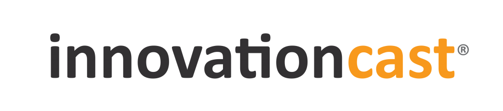 Logo systemu innovacioncast do zarządzania innowacyjnością